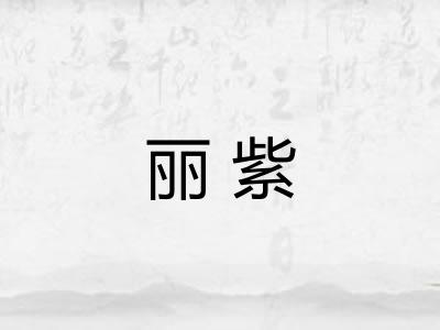 丽紫 丽紫