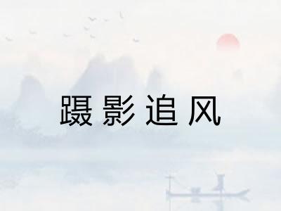 蹑影追风