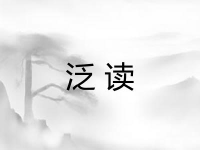 泛读