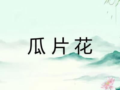 瓜片花