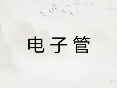 电子管