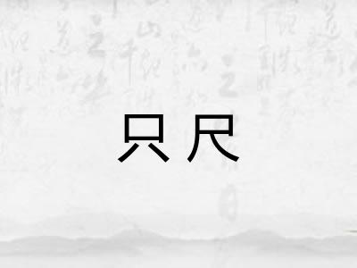 只尺