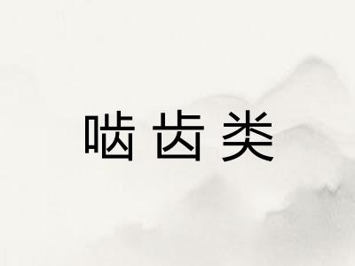 啮齿类