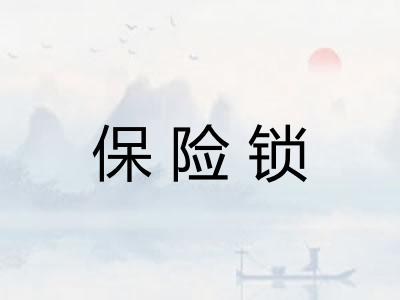 保险锁