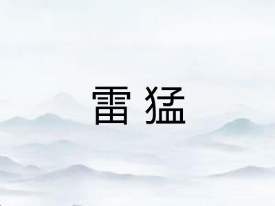 雷猛