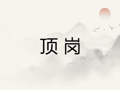 顶岗
