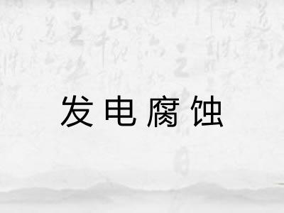发电腐蚀