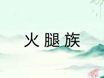 火腿族