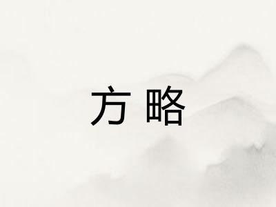 方略