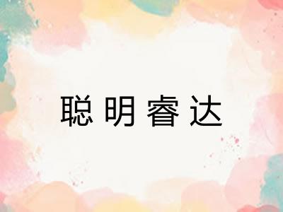 聪明睿达