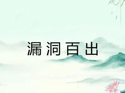 漏洞百出